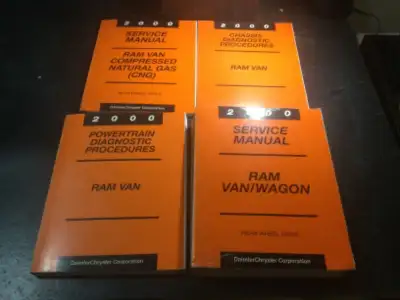 2000 Dodge Ram Van Wagon Service Manual Set Ram 1500 2500 3500, View more