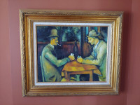 Tableau cadre artiste Paul Cézanne oeuvres d'arts