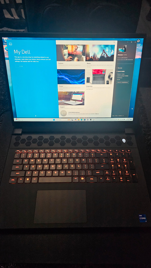 Alienware M18 (i7-14700HX/16gb/1TB SSD/RTX 4070) $2500 obo in Laptops in Markham / York Region - Image 2