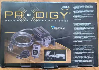 I'm selling a wireless Tekonsha Prodigy RF proportional trailer brake controller. The Remote Hand Un...