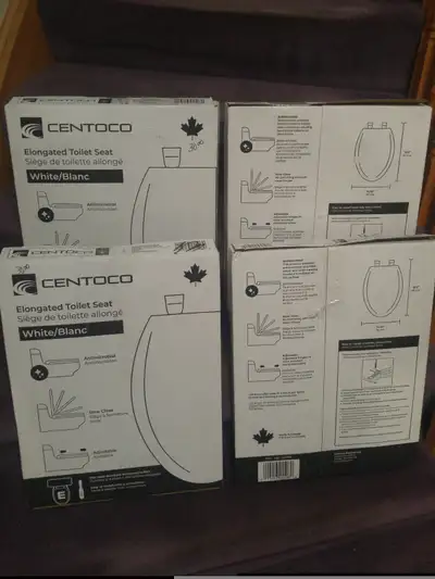 Centoco Elongated White Toilet Seat, in Box -SPECIAL- $20.00, View more
