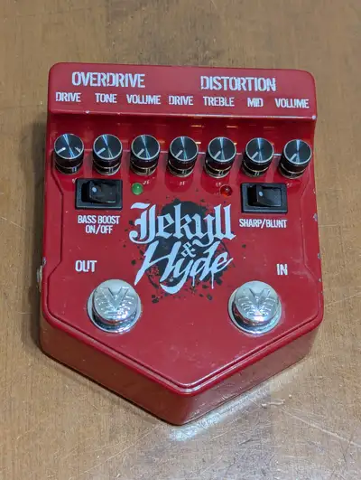 Jekyll & Hyde Overdrive Distortion Guitar Pedal Visual Sound V2, View more