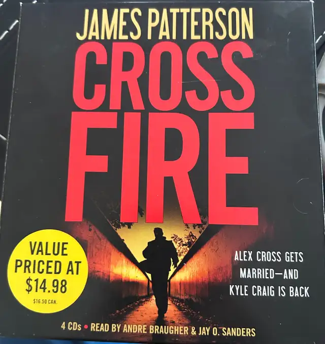 James Patterson Book "Cross Fire" on CD in Fiction in Oakville / Halton Region - Image 2