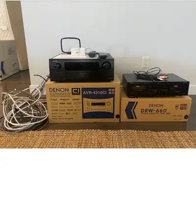 Devon AV SURROUND RECEIVER & CASSETTE TAPE DECK, View more