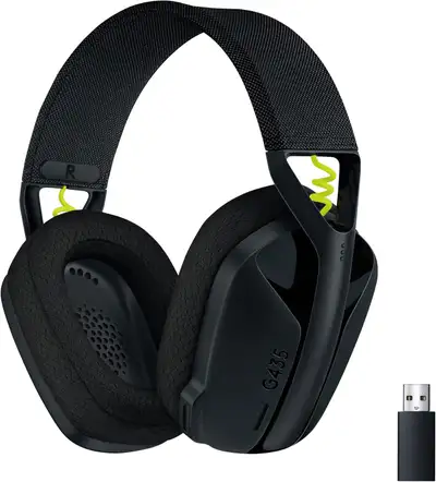 New in Box Logitech G435 Lightspeed & Bluetooth Wireless Headset, View more