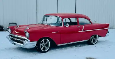 1957 Chevy 327 4speed trade for 67 Chevelle or first gen Camaro project located in Armstrong