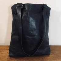 Vintage rugby leather bag