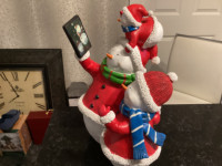 Christmas Ornament with Santa Family taking Selfie