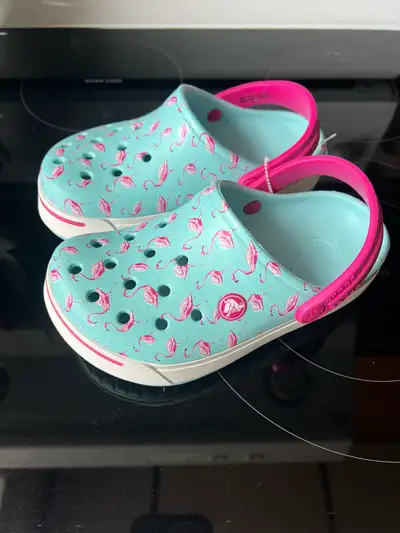 Crocs Flamingo Size J1, View more