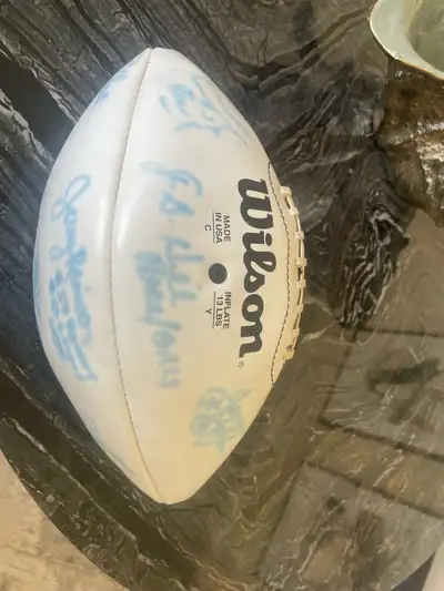 raiders signed ball from 1990s (I think), View more