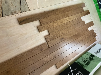 Hardwood Flooring: $2.93/sq.ft /375 sq.ft.White Oak 3.25" X 3/4", View more