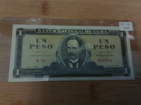 1966 Un Peso 100-a Banknote of Cuba