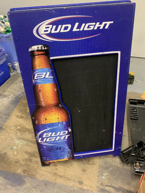 bud light chalkboard in Arts & Collectibles in Hamilton - Image 2