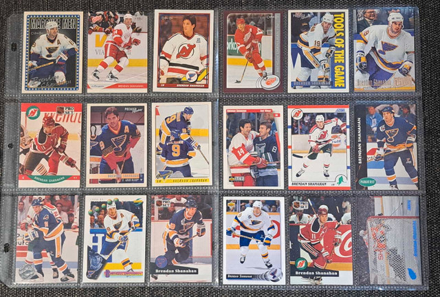 Brendan Shanahan hockey cards  in Arts & Collectibles in Oshawa / Durham Region