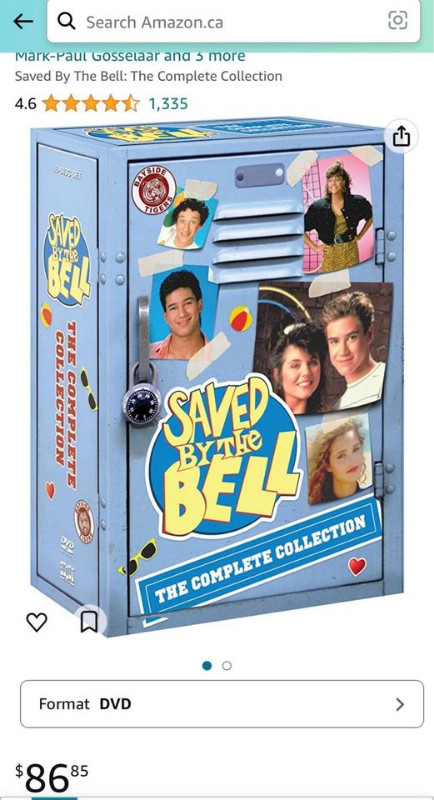 Saved By The Bell: The Complete Collection dvd box set New!! in CDs, DVDs & Blu-ray in Markham / York Region - Image 2