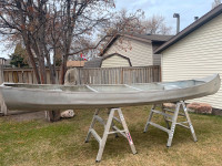 16 foot aluminum canoe
