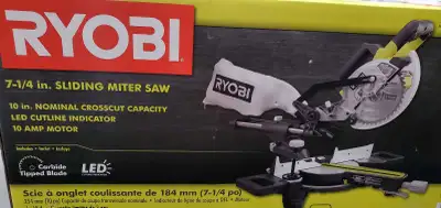 BRAND NEW 7.25" Sliding Miter Saw, 10 amp motor, View more