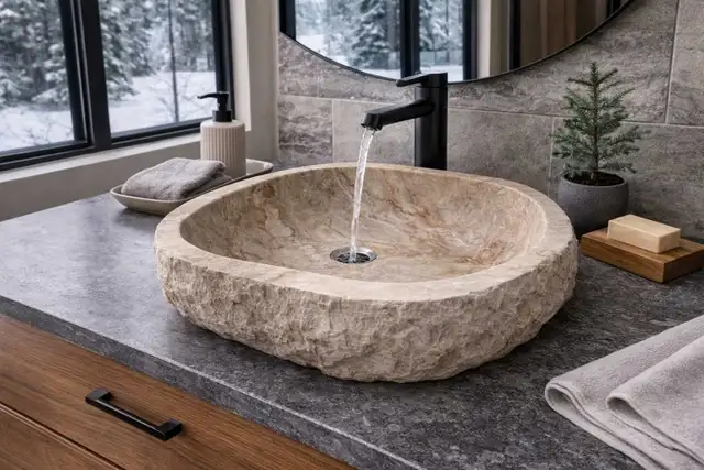 Natural Stone Vessel Sinks64959978015619122