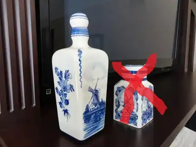 1 Vintage Royal Delft Holland Porcelain Jar Gin-Style, View more