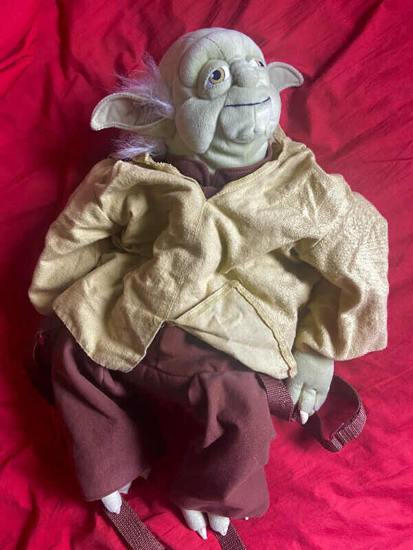 Vintage Yoda Jedi Master Disney Parks Star Wars Backpack Plush in Arts & Collectibles in Edmonton