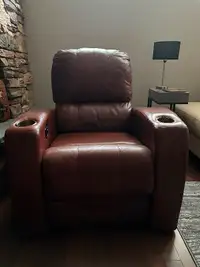 2 Reclining media chairs