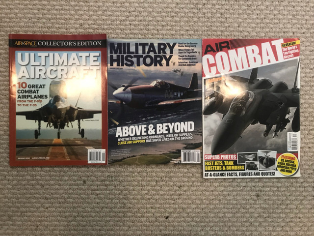 3 BOOKZINES THICK FULL IN NEW CONDITION AIRPLANE MAGAZINES in Magazines in Oakville / Halton Region