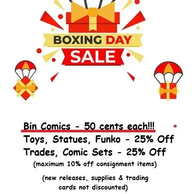 Boxing Day Comic Sale Heroic Dreams Pickering, View more
