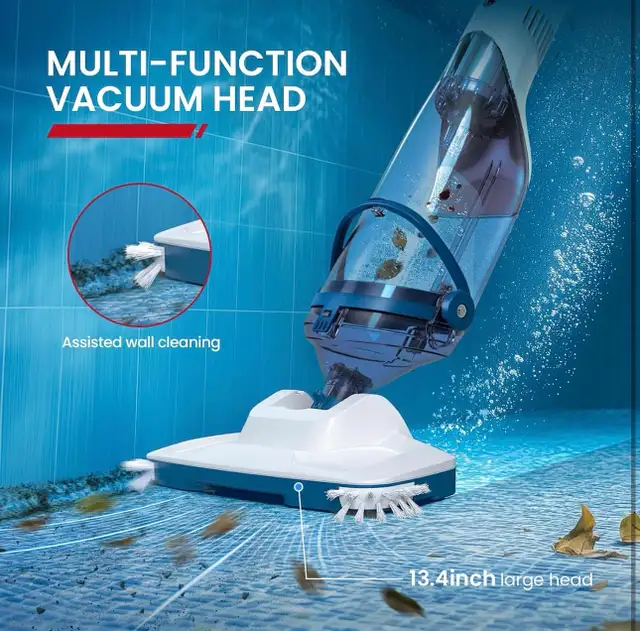 Enhulk PC15 Pool Vacuum for Above Ground & Inground Pools in Hot Tubs & Pools in Kitchener / Waterloo - Image 7