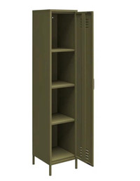 GREEN METAL CABINET NEW IN BOX