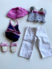 American Girl Two in One Beach outfit