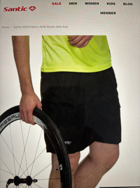 Men’s cycling shorts 