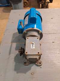 Motor and reduction gearbox