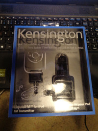 Brand New In Box Kensington Liquid FM Transmitter for iPod