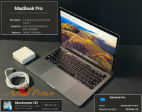 MacBook Pro (13-inch, 2019 Four TB 3 ports) / 2.8GHz  i7 / 16GB