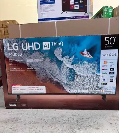 Intelligent 4k smart TV brand new , View more