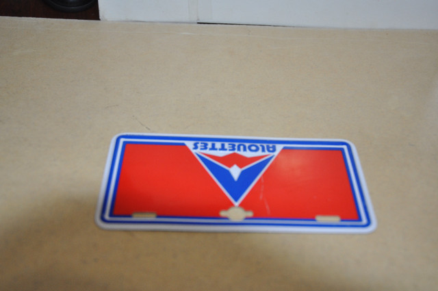 MONTREAL ALOUETTES CFL football 1980’s BICYCLE LICENCE PLATES in Arts & Collectibles in Victoriaville - Image 3