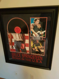 Signed Bruce Springsteen Collector Album/Photo