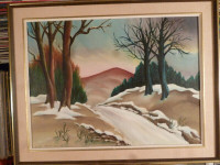 Original Oil Painting / Surreal Landscape