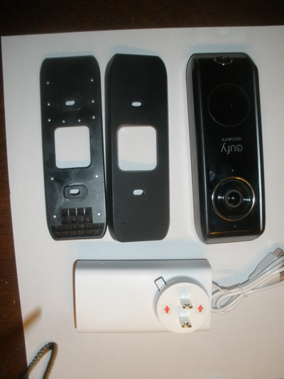 Eufy dual camera doorbell with chime, View more