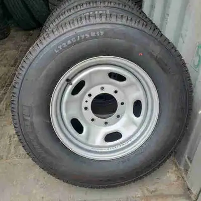 New 2024 LT 245/75R17 Michelin tires Ford F250 wheels 2024 brand new Ford F-250 takeoffs, set of 4 M...