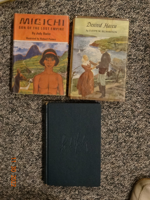 Four vintage novels, Yerby , E.Richardson,Judy Burke, hardcover in Fiction in Kelowna