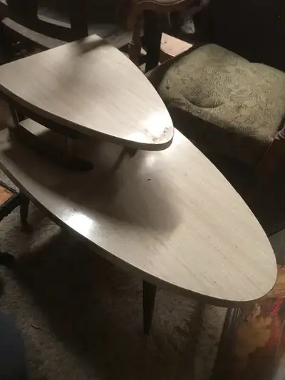 Vintage arborite side table, View more