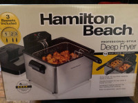Hamilton Beach deep fryer new in box