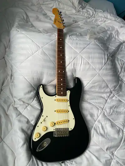 1988 Vintage MIJ Squier Stratocaster Left Handed Guitar, View more