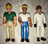 Vintage Fisher Price Adventure People Lot Race Car Driver ++