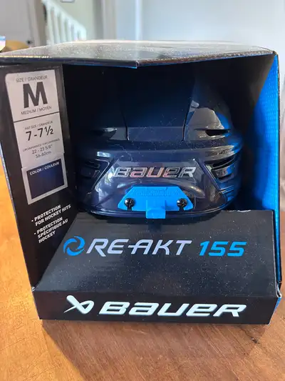 NEW Bauer Reakt 155 Helmet - Navy Blue , View more