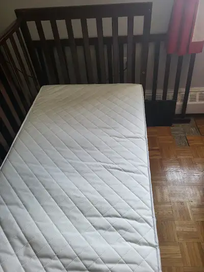 Crib with mattress, View more