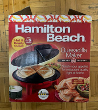 Hamilton Beach Quesadilla Maker - Red