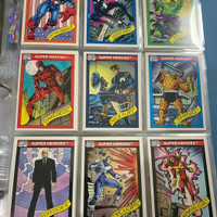1990 Impel Marvel Universe series 1 162 cards set + 5 Holograms