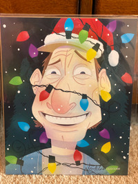 Ernest Saves Christmas Artist Signed 8x10 Exclusive Art Prints